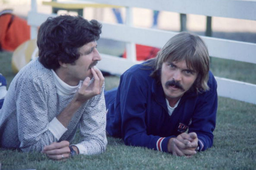 Стив Префонтейн (справа) и Фрэнк Шортер, 1975 год / gettyimages
